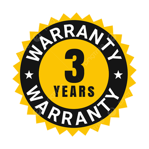 3 Year Warranty